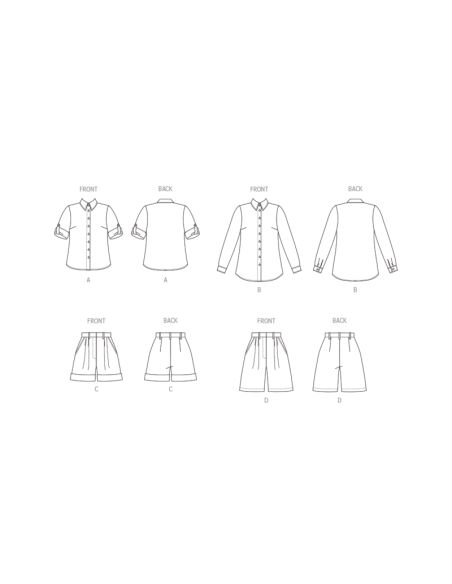 Patron Butterick 6946/D5 - Chemise