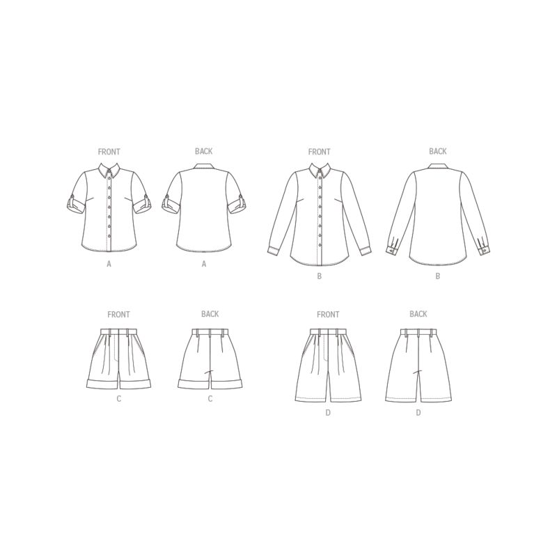 Patron Butterick 6946/D5 - Chemise