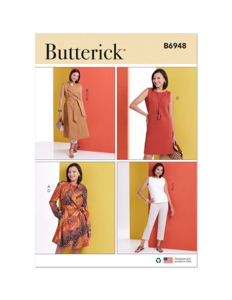 Patron Butterick 6948/K5 - Veste ou haut ample