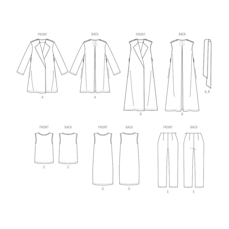 Patron Butterick 6948/K5 - Veste ou haut ample