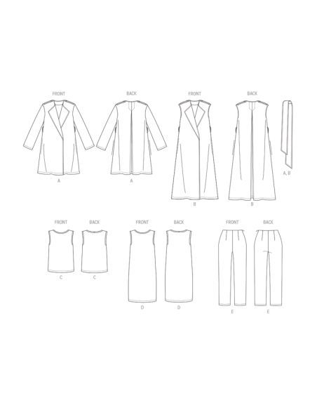 Patron Butterick 6948/K5 - Veste ou haut ample