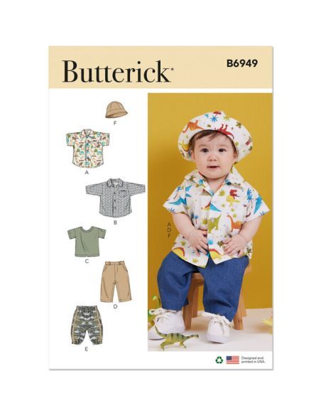 Patron Butterick 6949/A - Chemises