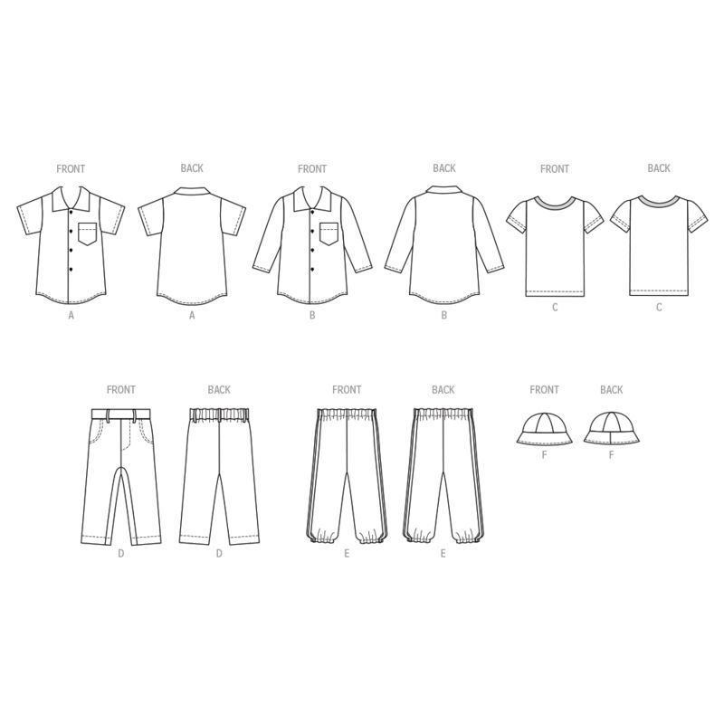 Patron Butterick 6949/A - Chemises