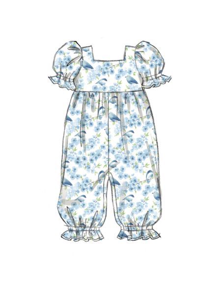 Patron Butterick 6950/A - Barboteuse