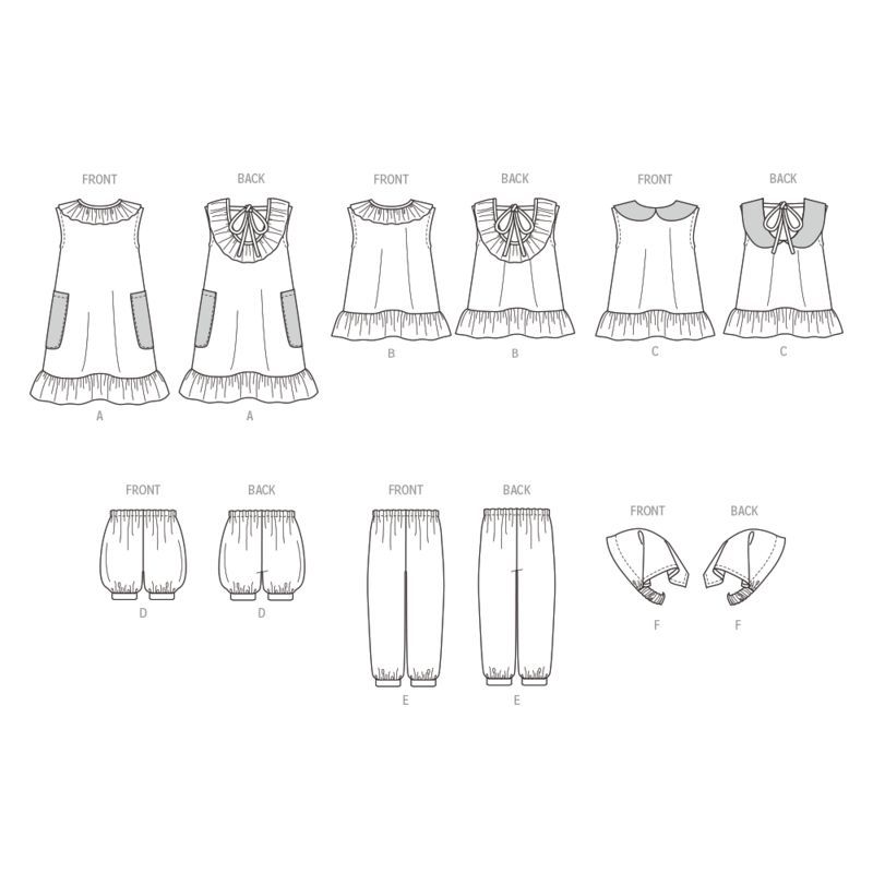 Patron Butterick 6951/A - Robe et haut