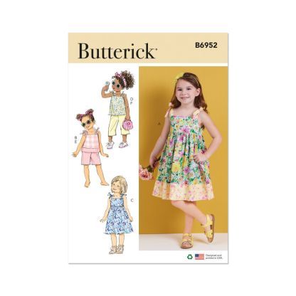 Patron Butterick 6952/A - Robe ou haut