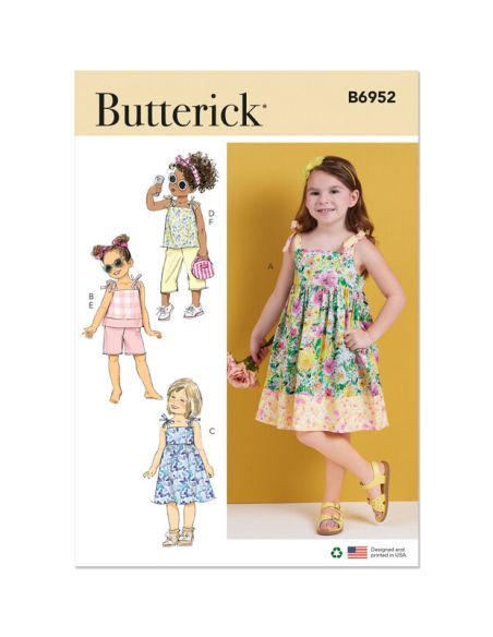 Patron Butterick 6952/A - Robe ou haut