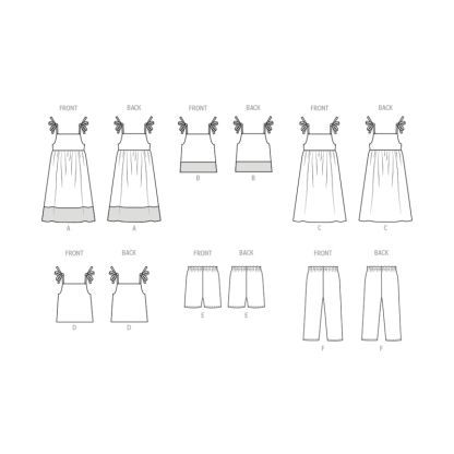 Patron Butterick 6952/A - Robe ou haut 2