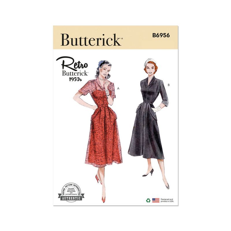 Patron Butterick 6956/B5 - Robe