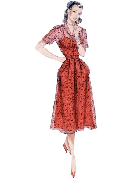 Patron Butterick 6956/B5 - Robe