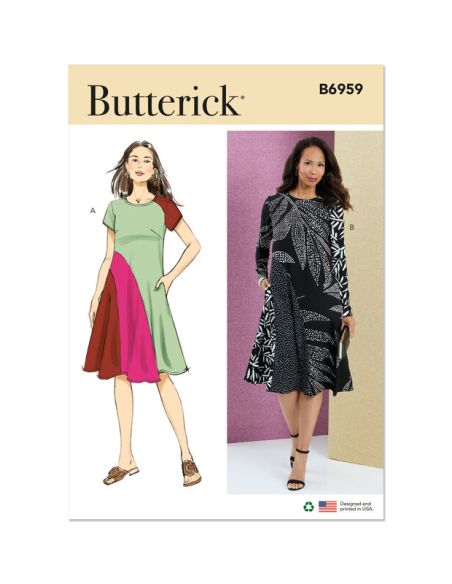 Patron Butterick 6959/B5 - Robe