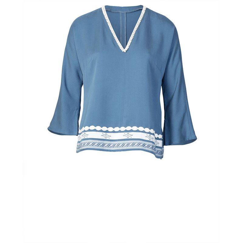 Patron Burda 5776 - Blouse tunique courte