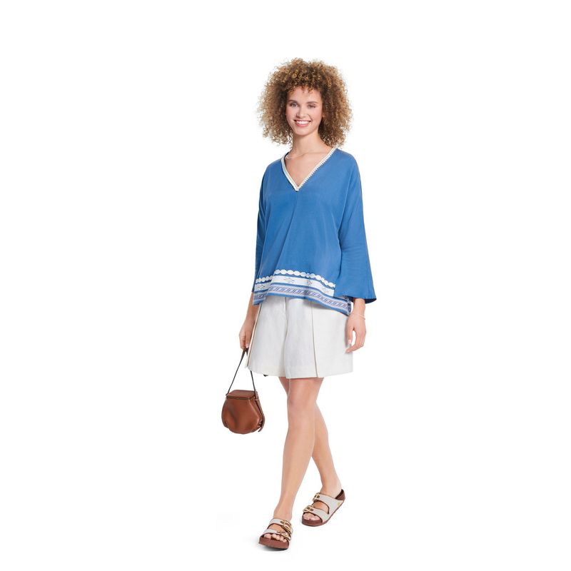 Patron Burda 5776 - Blouse tunique courte