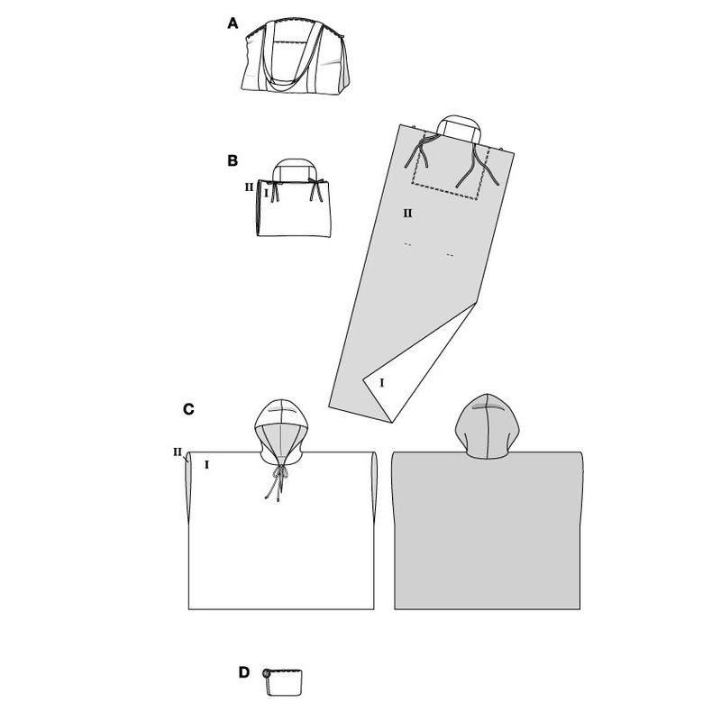 Patron Burda 5807 - Kit de plage