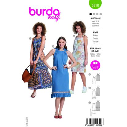 Patron Burda 5810 - Robe