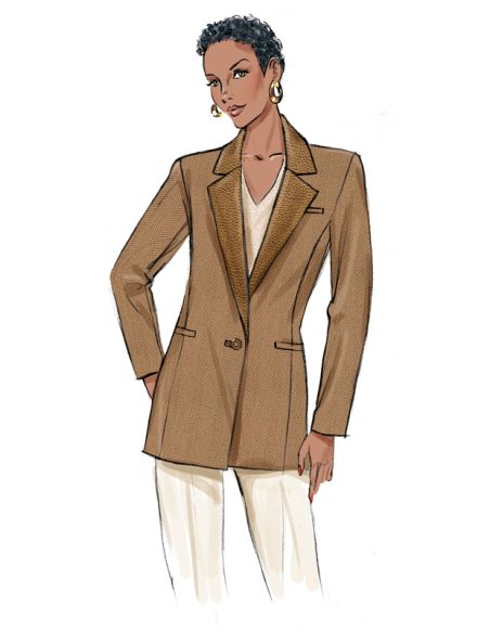 Patron Butterick 6960/B5 - Veste