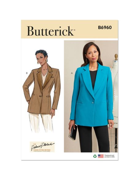 Patron Butterick 6960/B5 - Veste