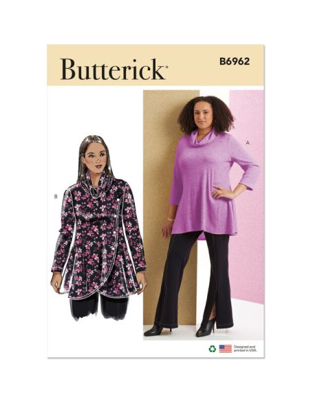 Patron Butterick 6962/W2 - Haut