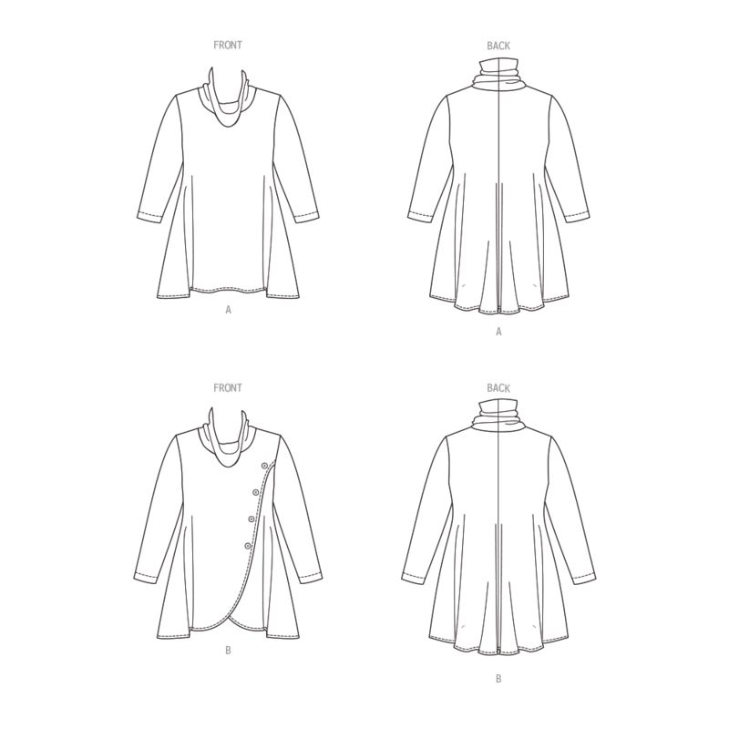 Patron Butterick 6962/W2 - Haut