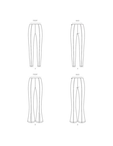 Patron Butterick 6963/D5 - Pantalon