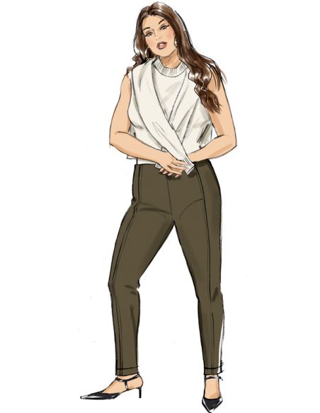 Patron Butterick 6964/W2 - Pantalon