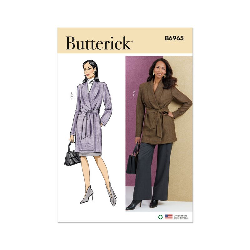 Patron Butterick 6965/B5 - Veste