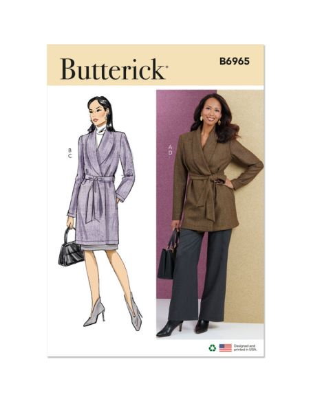 Patron Butterick 6965/B5 - Veste