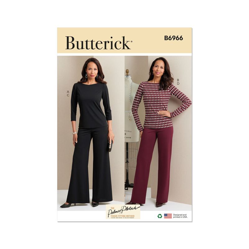 Patron Butterick 6966/A5 - Haut et pantalon