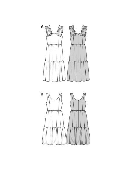 Patron Burda 5813 - Robe