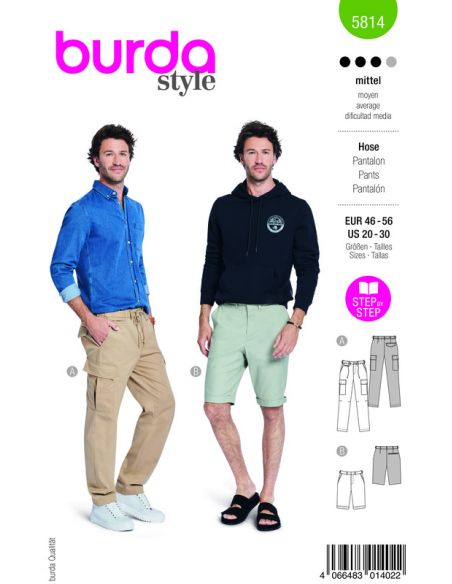 Patron Burda 5814 - Pantalons