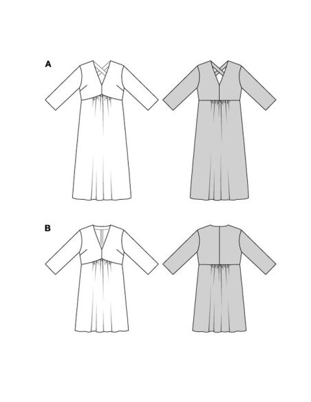 Patron Burda 5816 - Robe d'été