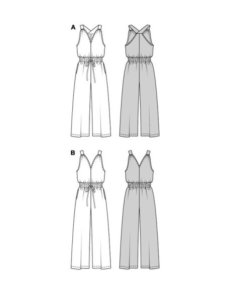 Patron Burda 5817 - Combinaison