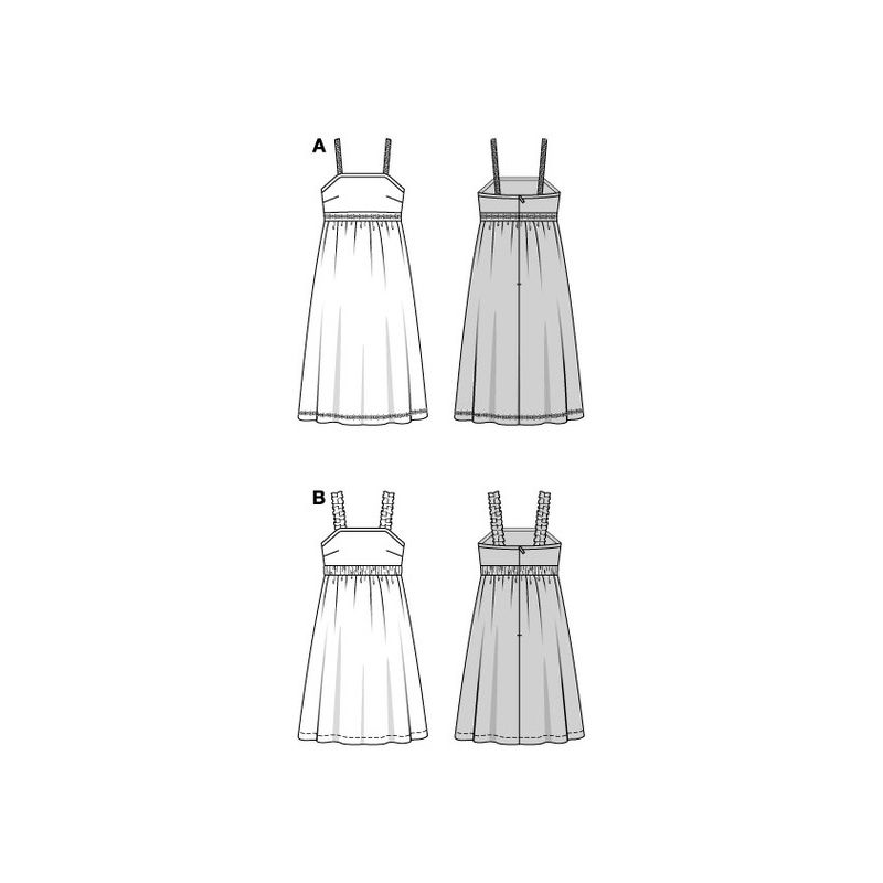 Patron Burda 5821 - Robe