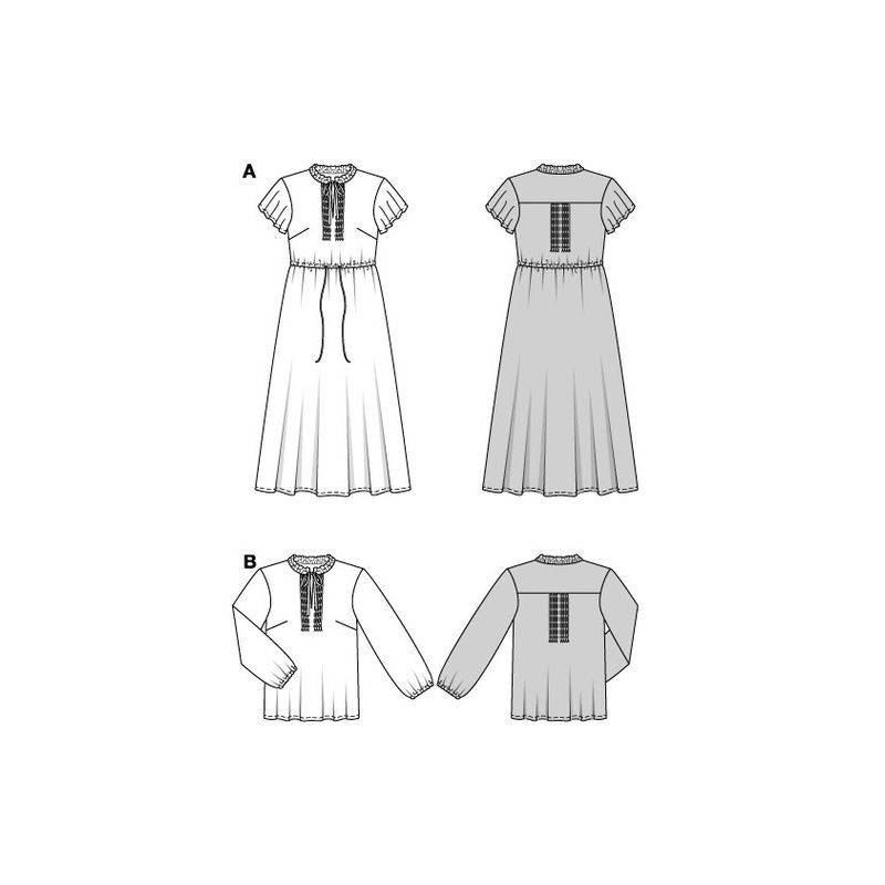 Patron Burda 5823 - Robe