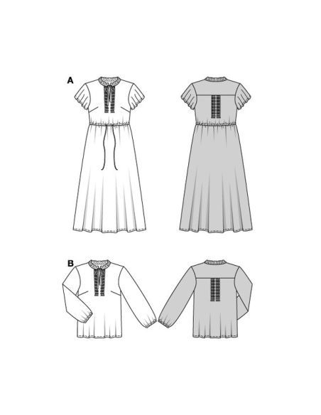 Patron Burda 5823 - Robe