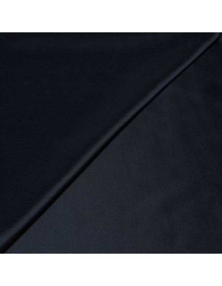 Satin double face de laine - Nuit