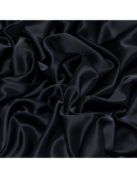 Satin double face de laine - Nuit