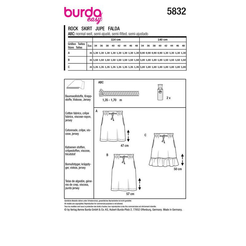 Patron Burda 5832 - Juper