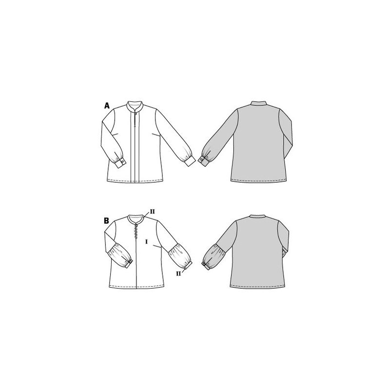 Patron Burda 5839 - Chemisier