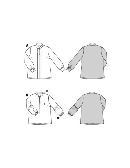 Patron Burda 5839 - Chemisier