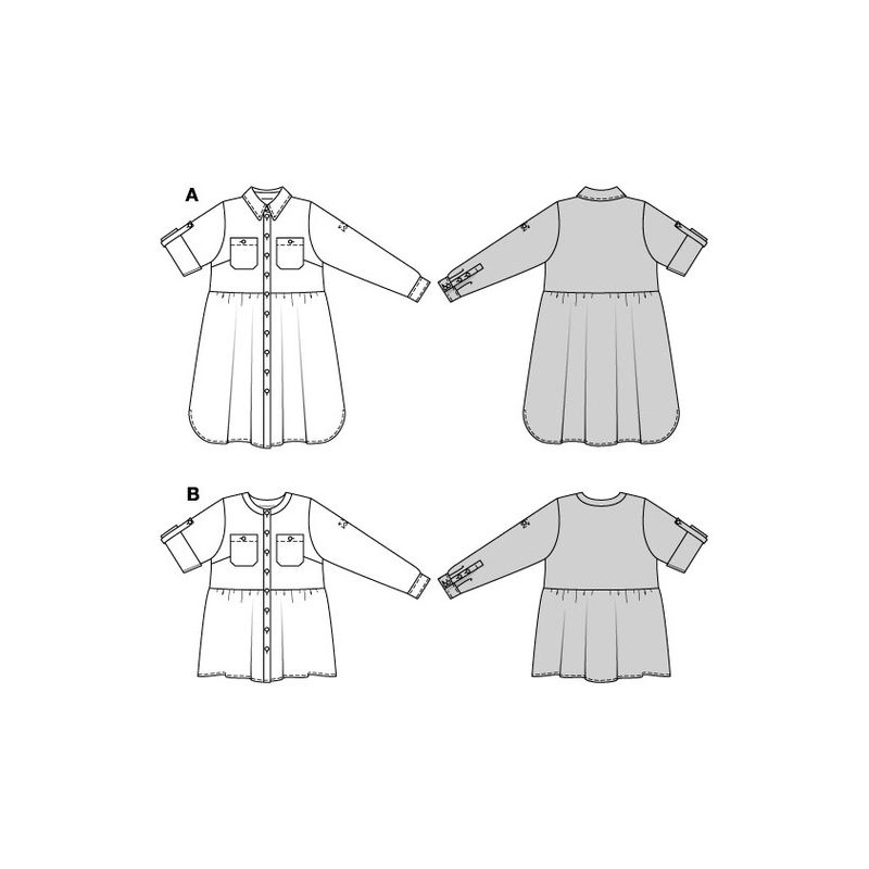 Patron Burda 5841 - Robe et tunique