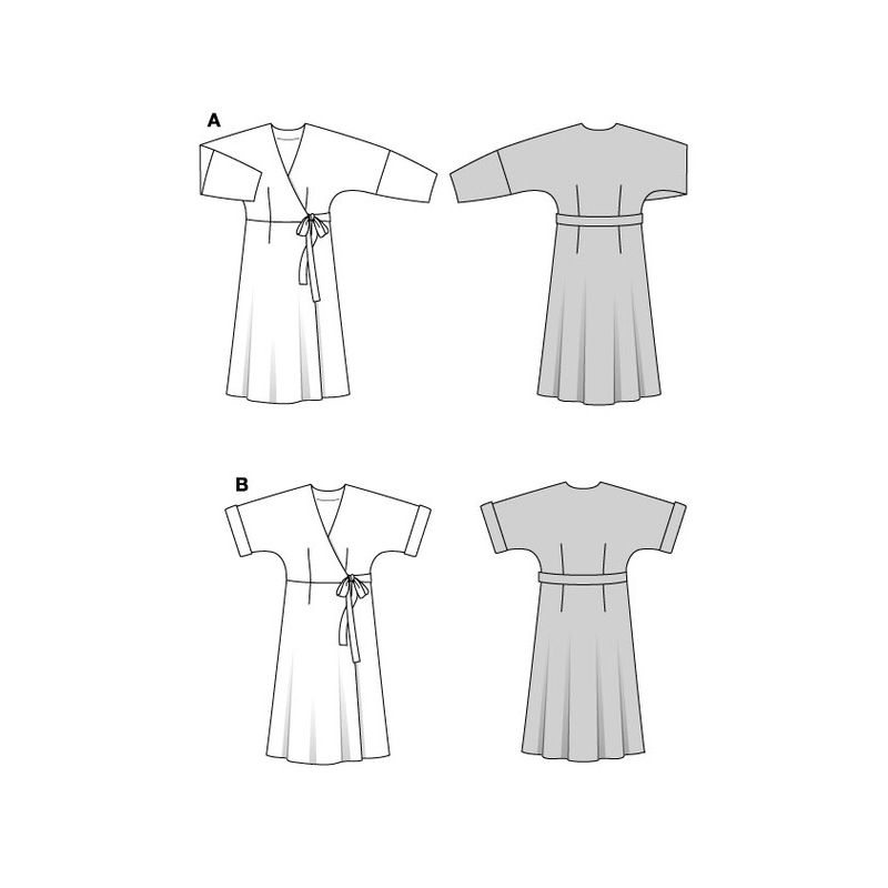 Patron Burda 5844 - Robe