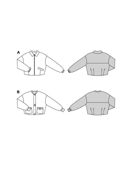 Patron Burda 5846 - Blouson