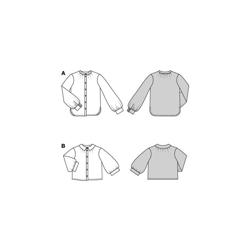 Patron Burda 5847 - Blouse