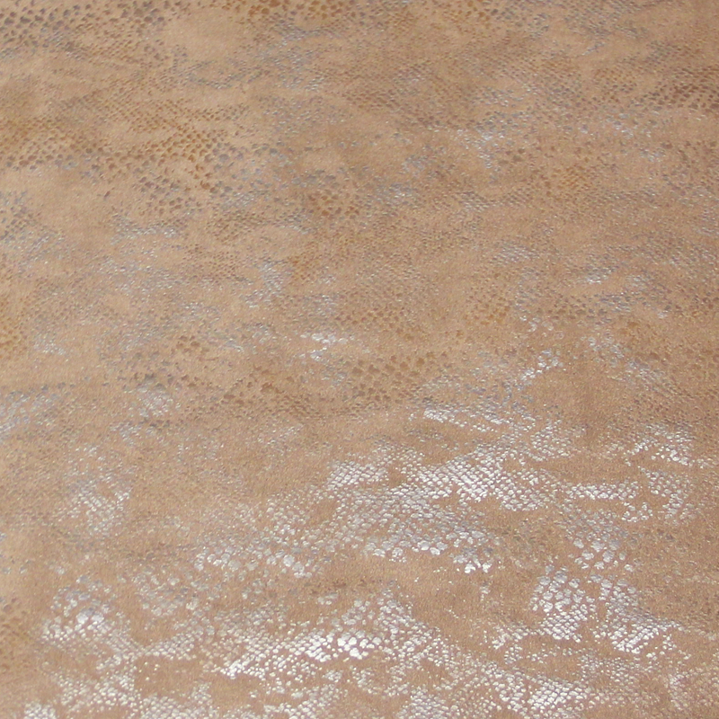 Simili cuir suédine - Reptile