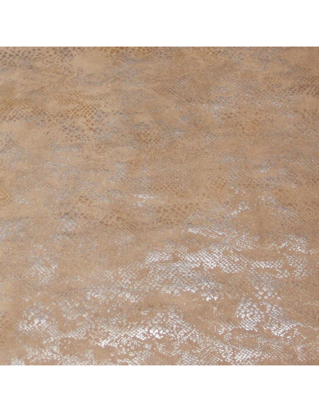 Simili cuir suédine - Reptile