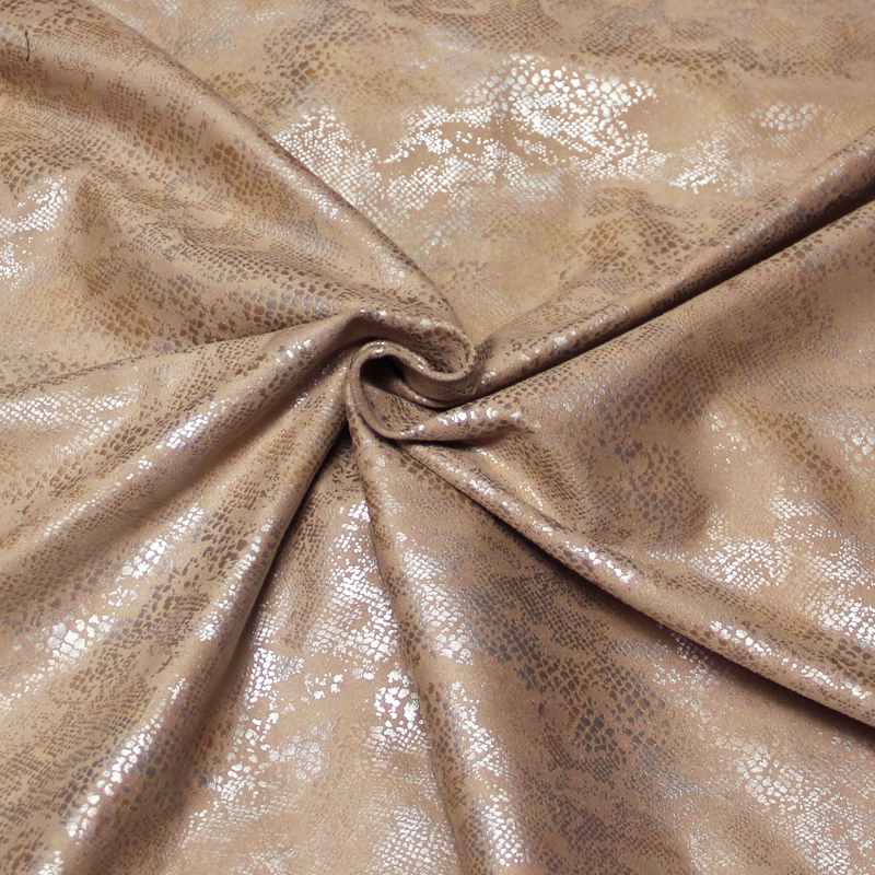 Simili cuir suédine - Reptile