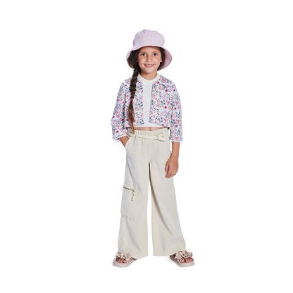 Patron Burda 9225 - Robe a jupe dégradée pour enfants 2