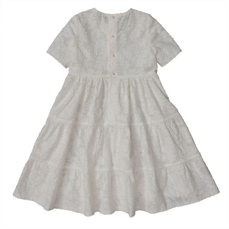 Patron Burda 9225 - Robe a jupe dégradée pour enfants