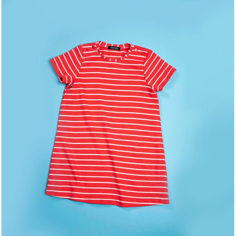 Patron Burda 9229 - Robe dété pour enfants